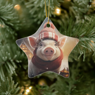 Adorno De Cerámica Regalo para amantes de animales, regalo para amant