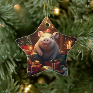 Adorno De Cerámica Regalo para amantes de animales, regalo para amant