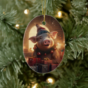 Adorno De Cerámica Regalo para amantes de animales, regalo para amant