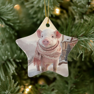 Adorno De Cerámica Regalo para amantes de animales, regalo para amant