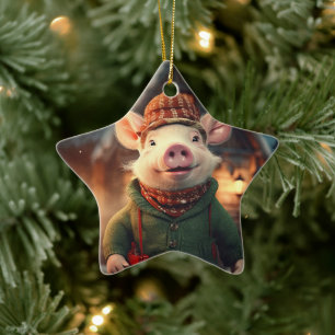 Adorno De Cerámica Regalo para amantes de animales, regalo para amant