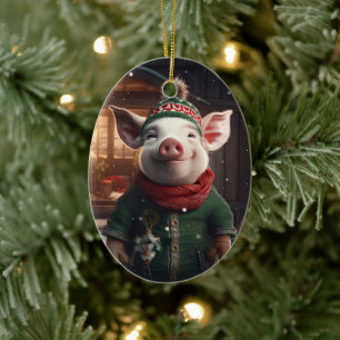 Adorno De Cerámica Regalo para amantes de animales, regalo para amant