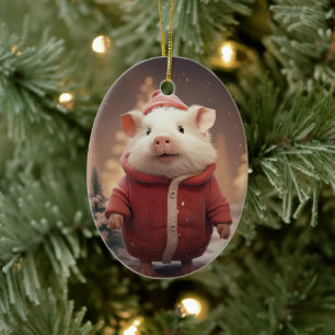 Adorno De Cerámica Regalo para amantes de animales, regalo para amant