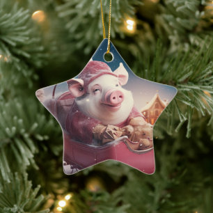 Adorno De Cerámica Regalo para amantes de animales, regalo para amant