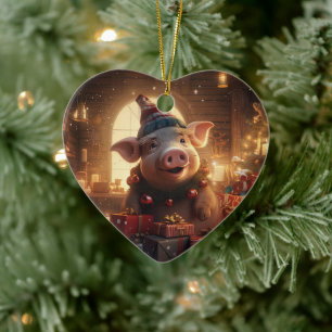 Adorno De Cerámica Regalo para amantes de animales, regalo para amant