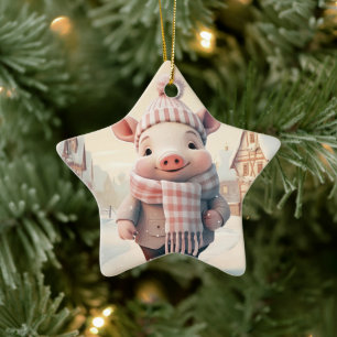 Adorno De Cerámica Regalo para amantes de animales, regalo para amant