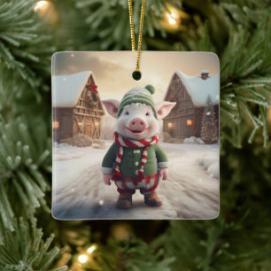 Adorno De Cerámica Regalo para amantes de animales, regalo para amant