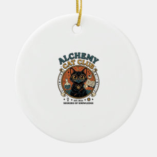 Adorno De Cerámica Regalo para amantes de gatos de Alchemy Cat - Alch