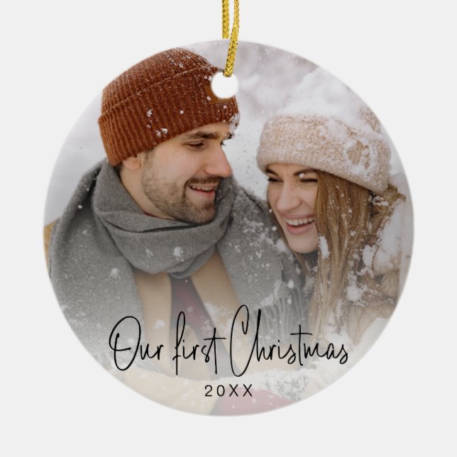 Adorno De Cerámica Regalo para clientes de pequeñas empresas "Nuestra (Frente)