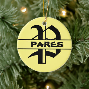 Adorno De Cerámica Regalo para el calentamiento de la casa - Monogram