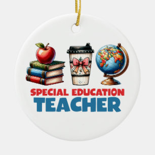 Adorno De Cerámica Regalo para maestros Maestro de educación especi