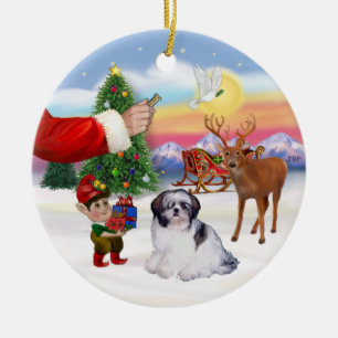 Adorno De Cerámica Regalo para un Shih Tzu (A)