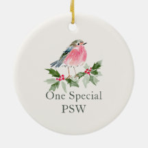 Regalo personalizado de Navidad 'Gracias' para PSW