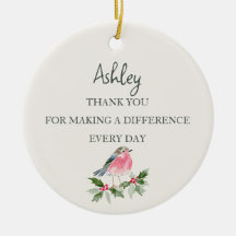 Regalo personalizado de Navidad para CNA de agrade