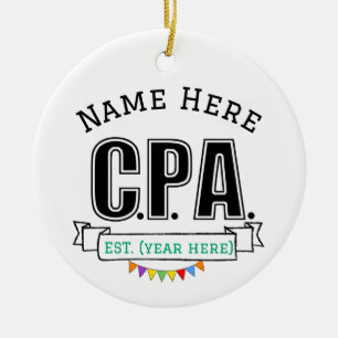 Adorno De Cerámica Regalo personalizado de Ornament CPA para licencia