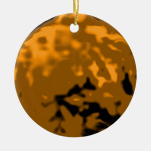 Adorno De Cerámica Regalos anaranjados de Zazzle del MUSEO del