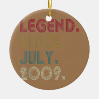 Adorno De Cerámica Regalos de 13 años de edad Leyenda desde julio de