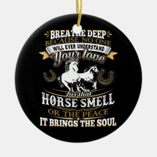 Adorno De Cerámica Regalos De Amantes De Aroma De Caballo Graciosos P