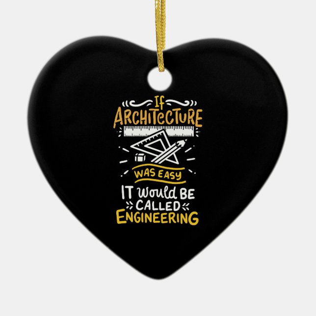 Adorno De Cerámica Regalos de arquitectos (Frente)