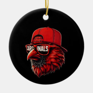 Adorno De Cerámica Regalos de Cardinals Vintage estilo retro para hom