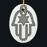 ADORNO DE CERÁMICA REGALOS DE JÁNUCA CHANUKAH HAMSA<br><div class="desc">DÉ ESTOS REGALOS ÚNICOS DE JÁNUCA HAMÁS PARA TRAER BUENA SUERTE A LOS AMIGOS Y A LA FAMILIA.</div>