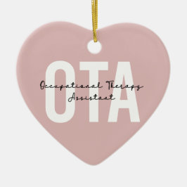 Adorno De Cerámica Regalos de los Auxiliares de Terapia Ocupacional d