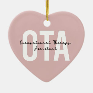 Adorno De Cerámica Regalos de los Auxiliares de Terapia Ocupacional d