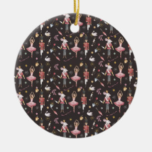 Adorno De Cerámica Regalos de los Navidades Nutcracker Ballerina