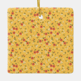 Adorno De Cerámica Regalos De Navidad Floral Y Hardy