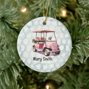 Adorno De Cerámica Regalos de Navidades con temática de golf para Gol