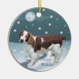 Adorno De Cerámica Regalos de Navidades españoles de Welsh Springer