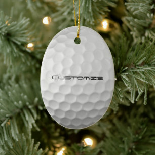 Adorno De Cerámica Regalos de Pelotas de Golf Personalizadas Serie Si