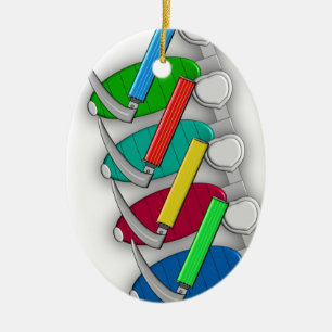 Adorno De Cerámica Regalos del arte del terapeuta respiratorio