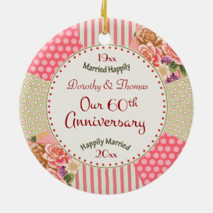 Adorno De Cerámica Regalos del navidad del aniversario del edredón