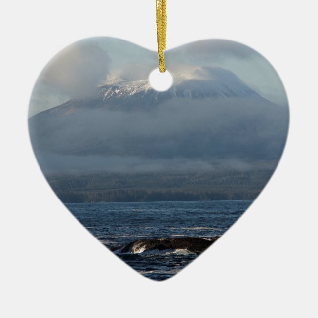 Adorno De Cerámica Regalos del recuerdo de Sitka Alaska (Frente)