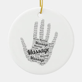 Adorno De Cerámica Regalos del terapeuta del masaje