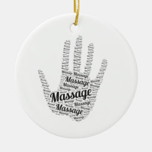 Adorno De Cerámica Regalos del terapeuta del masaje