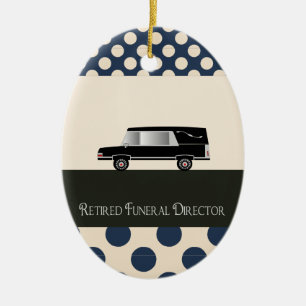 Adorno De Cerámica Regalos jubilados del director de funeraria