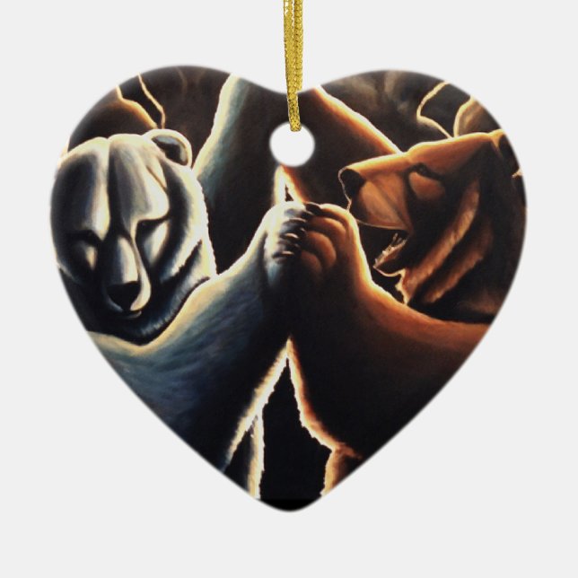 Adorno De Cerámica Regalos multiculturales de baile del amor del (Frente)