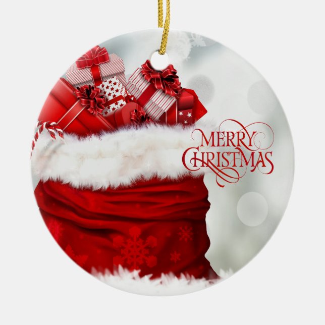 Adorno De Cerámica Regalos navidades (Frente)