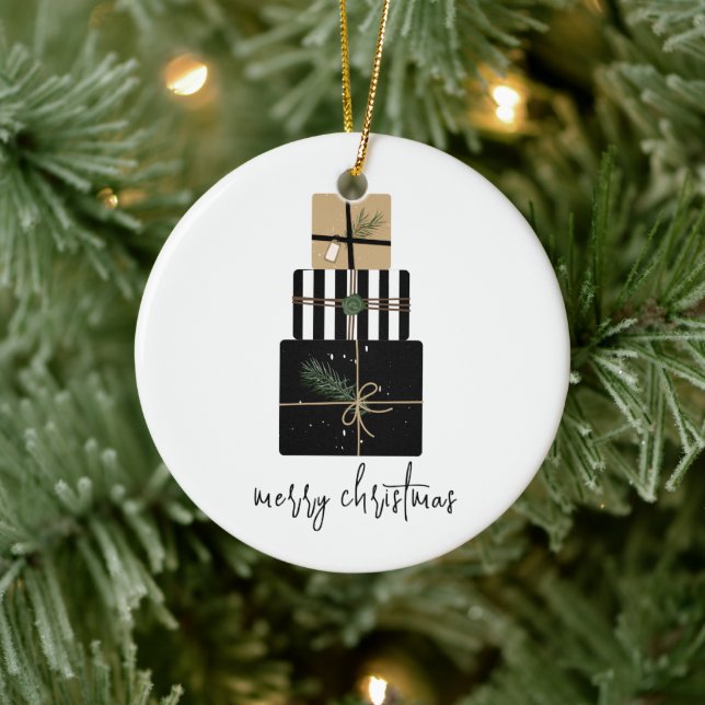 Adorno De Cerámica Regalos navideños modernos (Árbol)