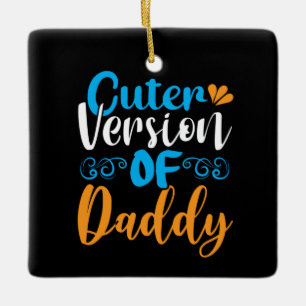 Adorno De Cerámica Regalos Padre   Versión más linda de Papá