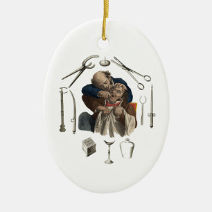 Adorno De Cerámica regalos para dentistas vintage