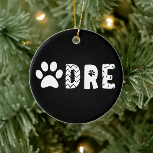 Adorno De Cerámica Regalos para el nuevo dueño de un perro Pawdre Dog