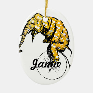 Adorno De Cerámica Regalos para elefantes en circo