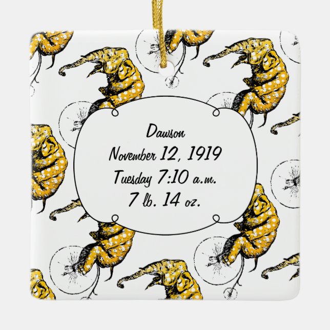 Adorno De Cerámica Regalos para elefantes en circo (Anverso)