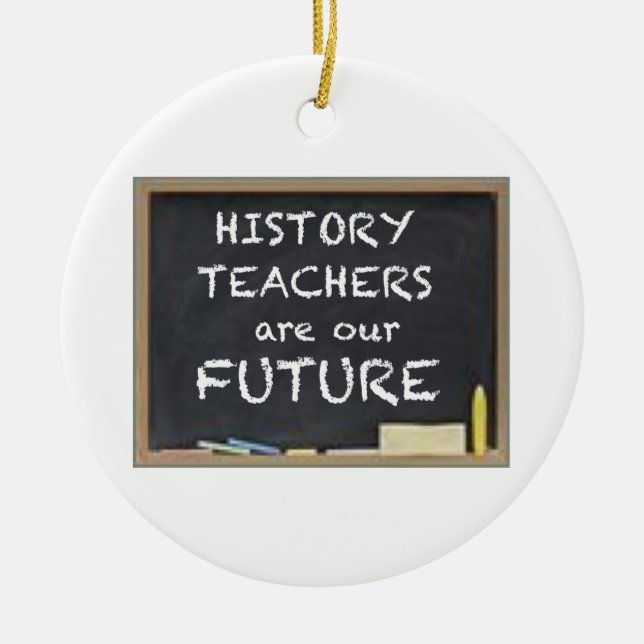 ADORNO DE CERÁMICA REGALOS PARA LOS PROFESORES DE LA HISTORIA (Frente)