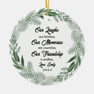 Adorno De Cerámica Regalos para mejor amigo, amistad, amistad