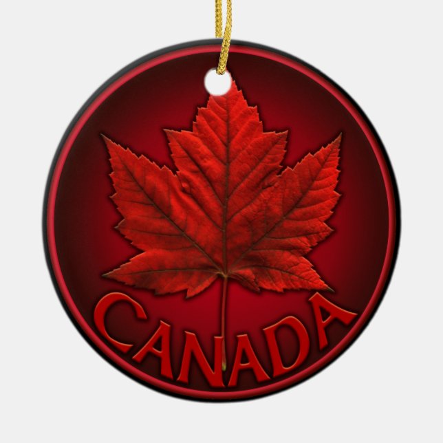 Adorno De Cerámica Regalos personalizados de Canadá para recuerdo de  (Frente)