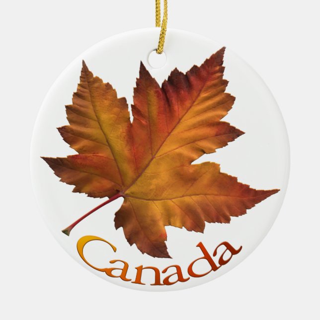 Adorno De Cerámica Regalos personalizados de Canadá para recuerdo de  (Frente)